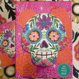 500 Piece Jigsaw Puzzle Colorful Sugar Skull Day Of The Dead